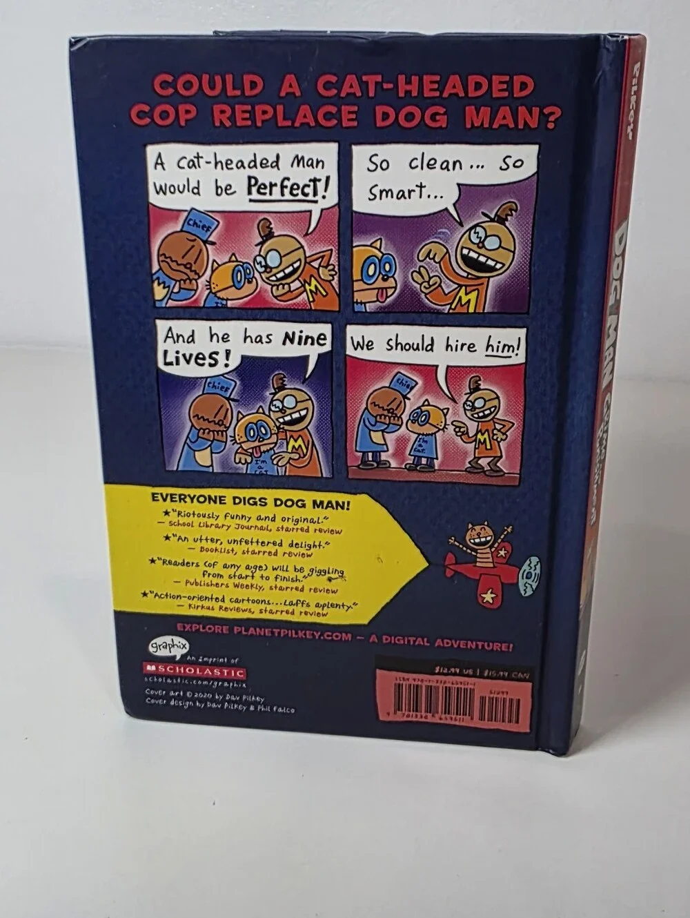 Dog Man: Grime and Punishment by Dav Pilkey - Colorful Hardcover